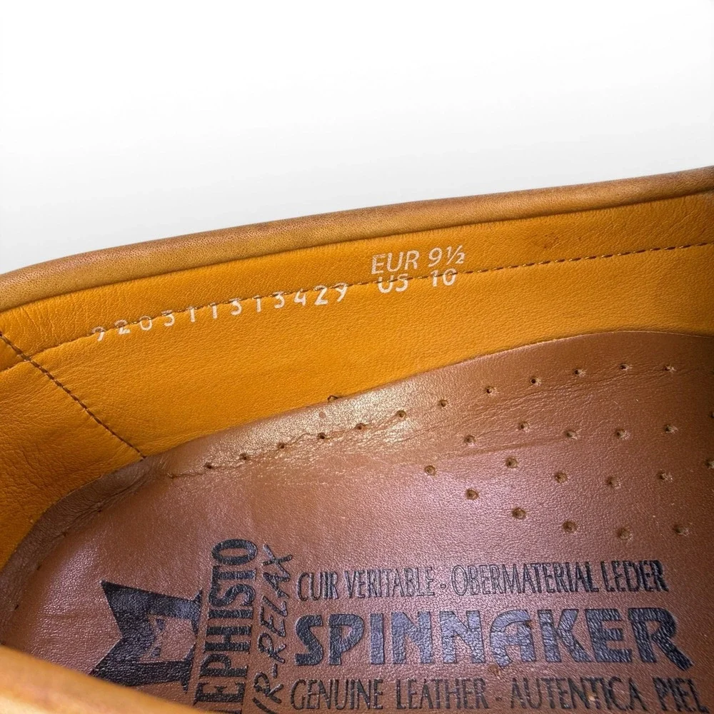 Mephisto Cap Vert Penny Loafers‎ Mens 10 Rust Brown Leather Comfort Slip On